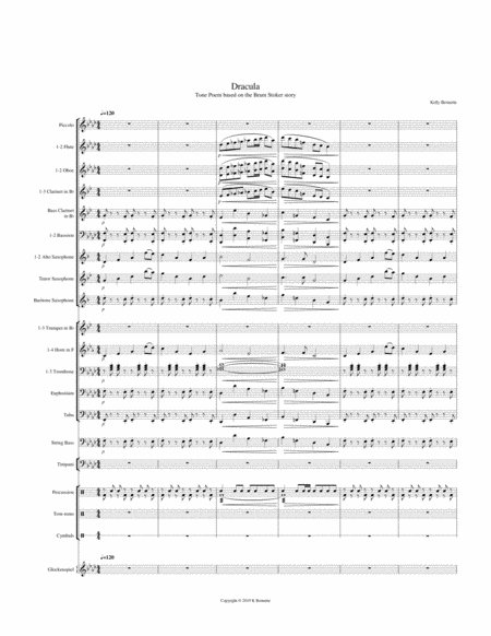 Free Sheet Music Dracula