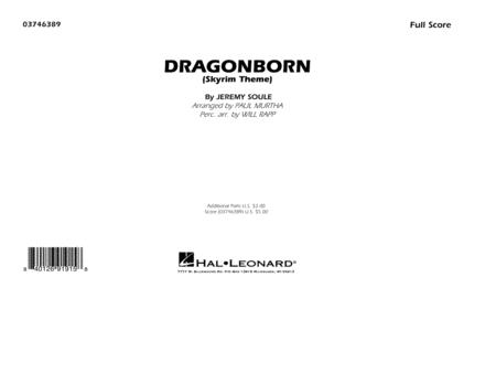 Dragonborn Skyrim Theme Arr Will Rapp Paul Murtha Conductor Score Full Score Sheet Music