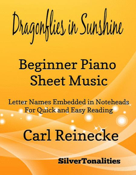 Dragonflies In Sunshine Beginner Piano Sheet Music Tadpole Edition Sheet Music