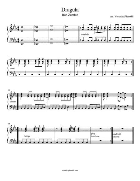 Dragula Sheet Music