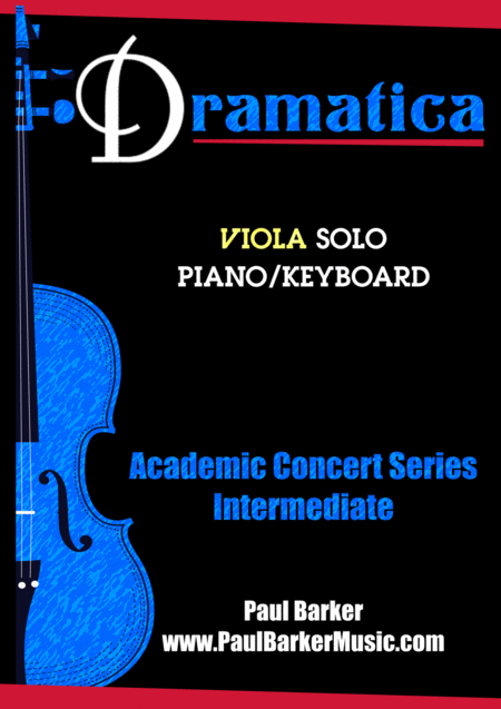 Dramatica For Viola Solo Score Parts Sheet Music