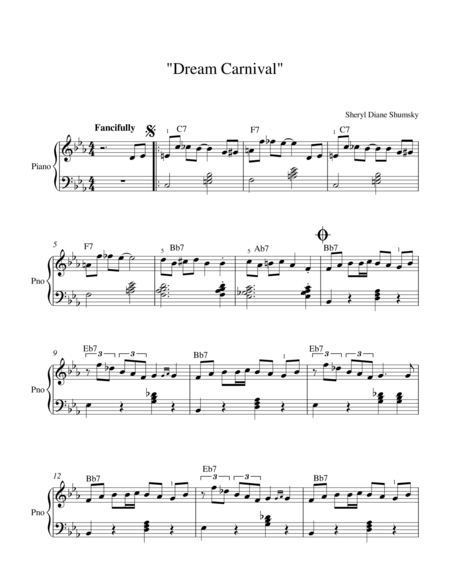 Dream Carnival Sheet Music