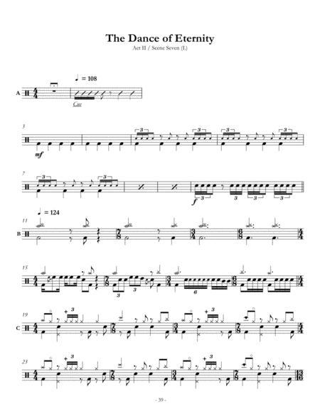 Free Sheet Music Dream Theater The Dance Of Eternity