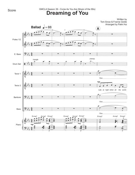 Dreaming Of You Conductor Score And Band Parts Sheet Music