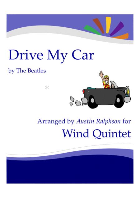 Drive My Car The Beatles Wind Quintet Sheet Music