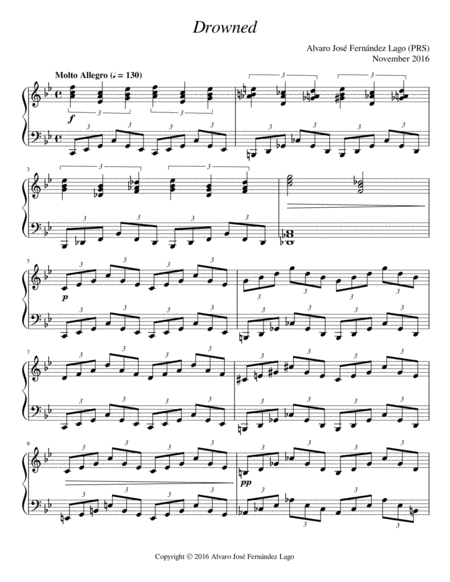 Drowned Sheet Music