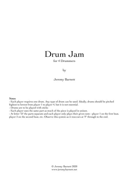 Drum Jam Sheet Music