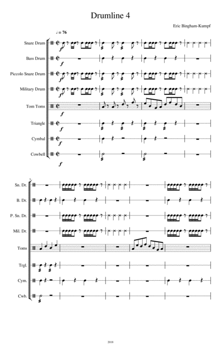 Drumline 4 Sheet Music