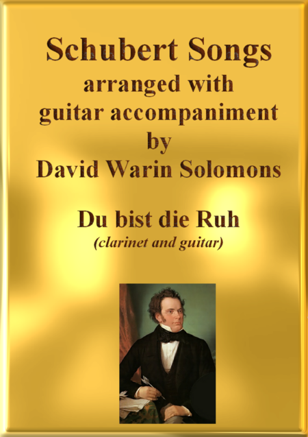 Free Sheet Music Du Bist Die Ruh For Clarinet And Guitar