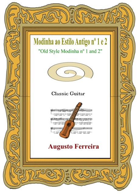 Duas Modinhas Ao Estilo Antigo Old Style Modinha N 1 And 2 Sheet Music