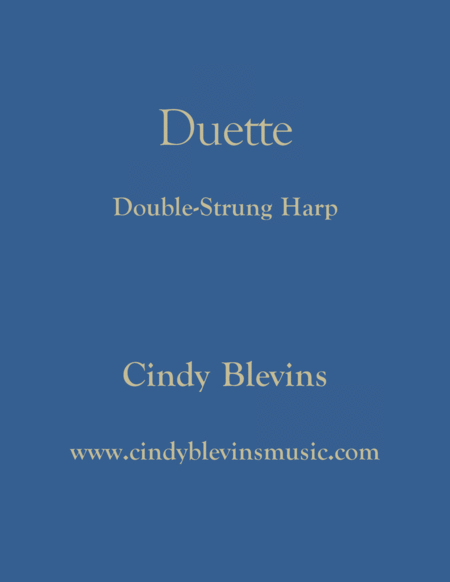 Duette An Original Solo For Double Strung Harp Sheet Music