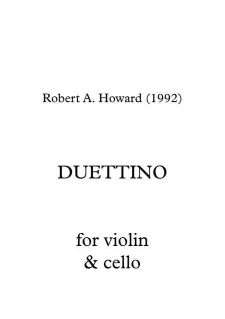 Free Sheet Music Duettino