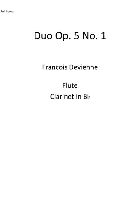 Duo Op 5 No 1 Sheet Music