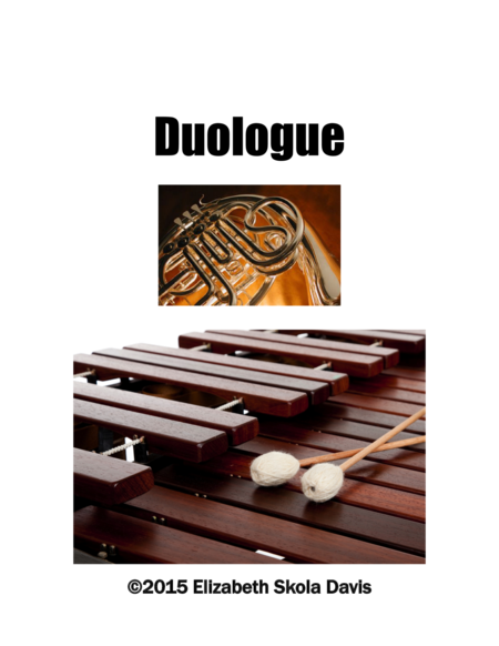 Duologue For Horn In F And Marimba Sheet Music