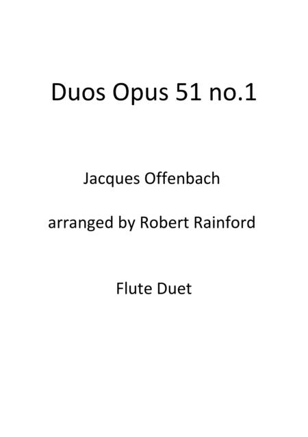 Free Sheet Music Duos Op 51 No 1