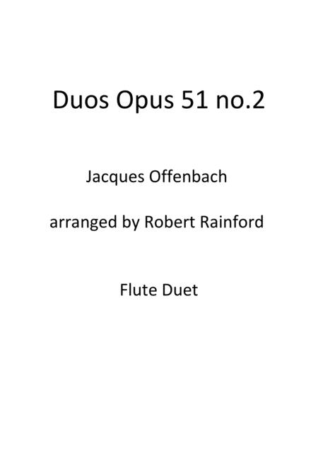 Duos Op 51 No 2 Sheet Music