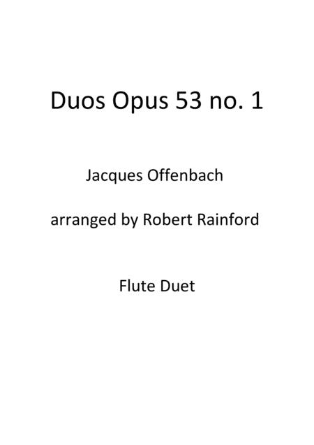 Duos Op 53 No 1 Sheet Music