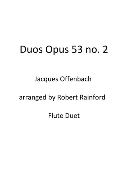 Duos Op 53 No 2 Sheet Music