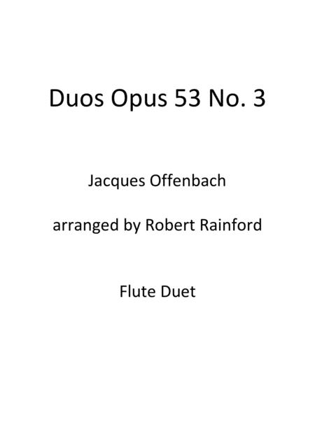 Duos Op 53 No 3 Sheet Music