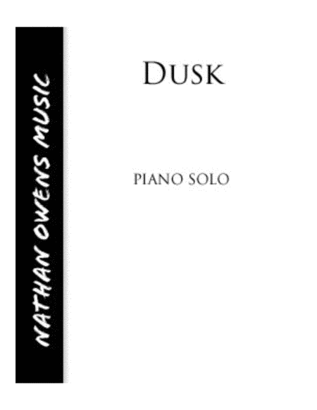 Dusk Piano Solo Sheet Music