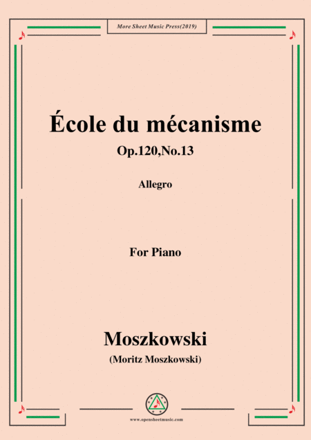 Free Sheet Music Duvernoy Cole Du Mcanisme Op 120 No 13 For Piano