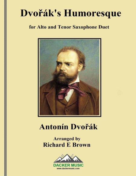 Free Sheet Music Dvorak Humoresque Saxophone Duet