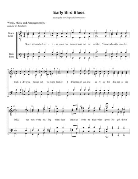 Early Bird Blues Sheet Music