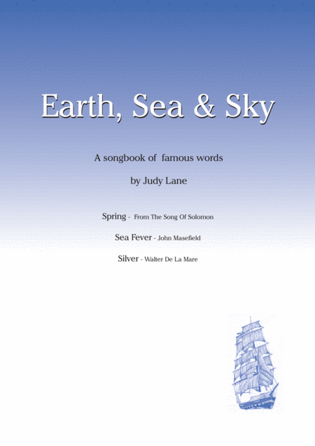 Earth Sea Sky A Song Book Of Famous Words Sheet Music