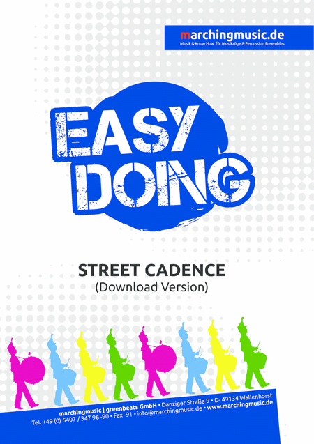 Free Sheet Music Easy Doing Street Cadence