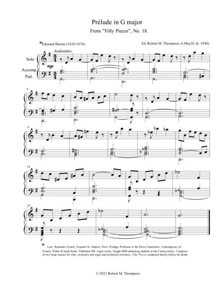 Free Sheet Music Easy French Romantic Organ Series