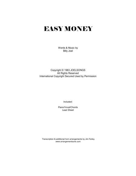 Easy Money Sheet Music