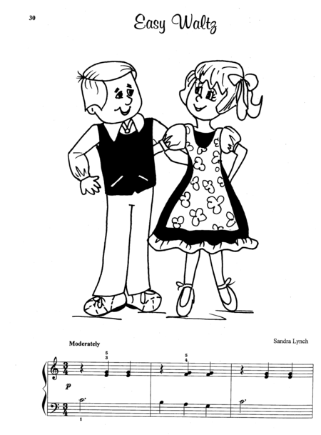 Free Sheet Music Easy Waltz With Teachers Accompaniment