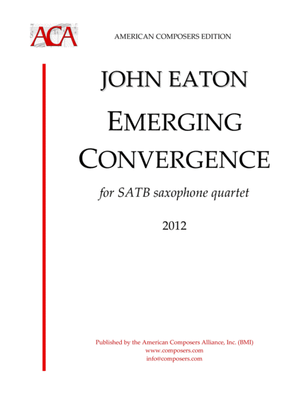 Eaton Emerging Convergence Sheet Music