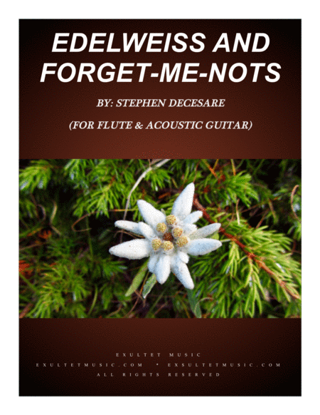 Edelweiss And Forget Me Nots For Flute And Acoustic Guitar Sheet Music