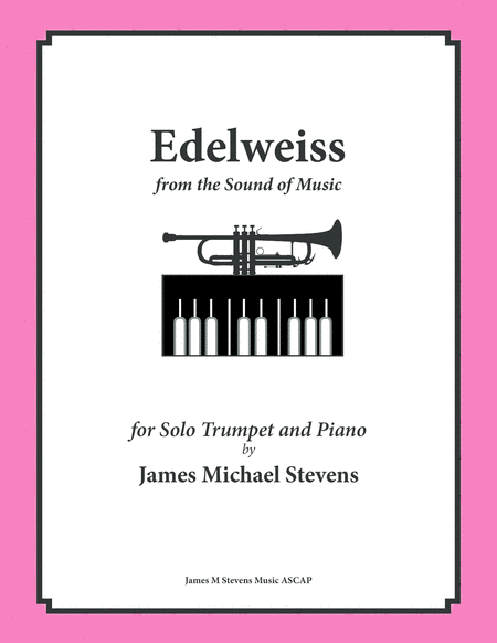 Free Sheet Music Edelweiss Trumpet Piano