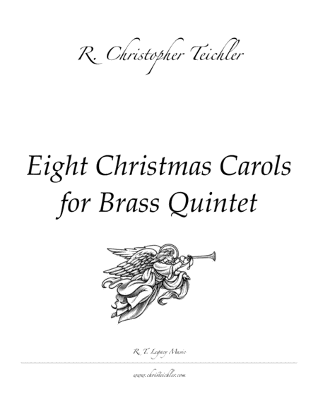 Free Sheet Music Eight Christmas Carols For Brass Quintet