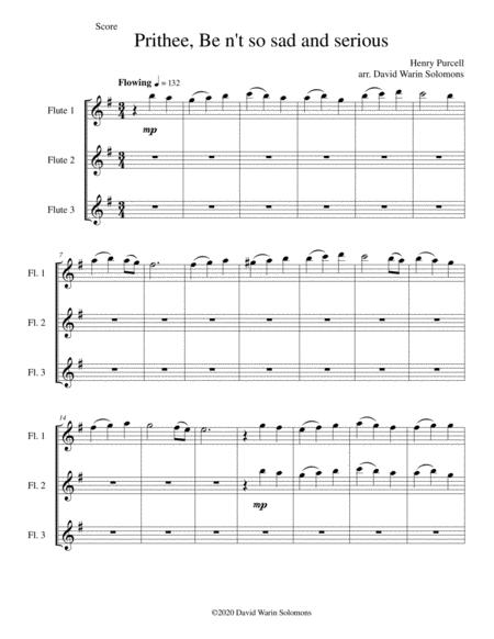 Free Sheet Music Eight Classical And Traditional Canons For 3 Flutes