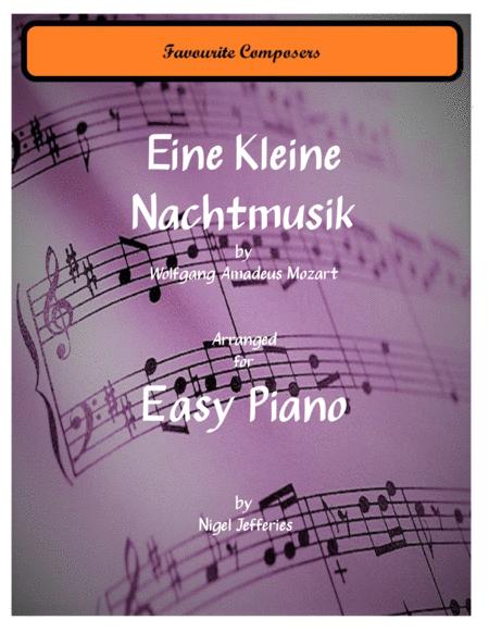 Eine Kleine Nachtmusik Arranged For Easy Piano Sheet Music