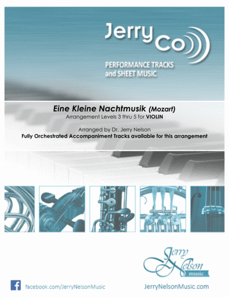 Eine Kleine Nachtmusik Arrangements Level 3 5 For Violin Written Acc Sheet Music