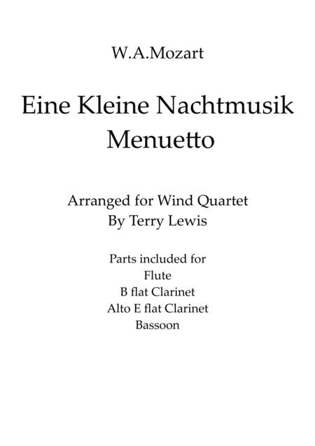 Free Sheet Music Eine Kleine Nachtmusik Menuetto And Trio