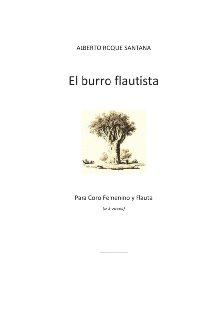 Free Sheet Music El Burro Flautista