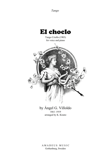 El Choclo For Voice And Piano With Guitar Chords Sheet Music