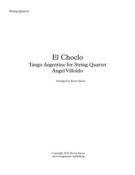 El Choclo Tango Argentine For String Quartet Sheet Music