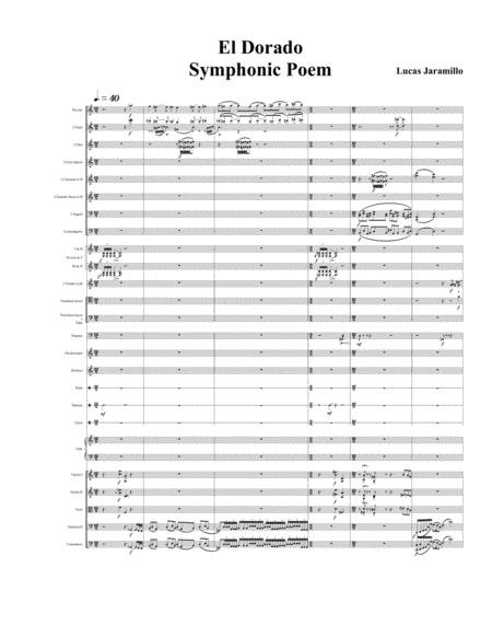 El Dorado Symphonic Poem Sheet Music