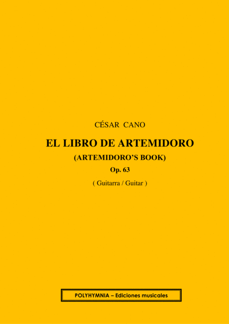 Free Sheet Music El Libro De Artemidoro Op 63 For Guitar