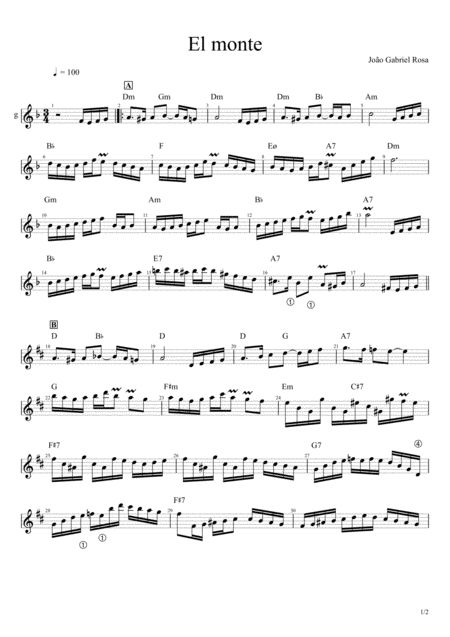 El Monte Sheet Music