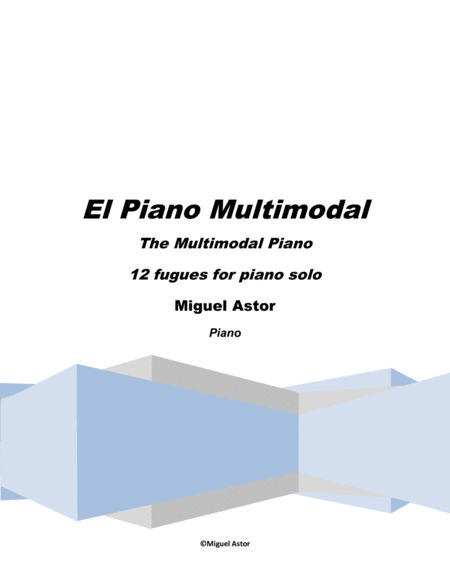 Free Sheet Music El Piano Multimodal