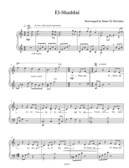 El Shaddai Sheet Music