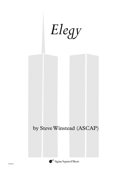 Free Sheet Music Elegy For Clarinet Choir