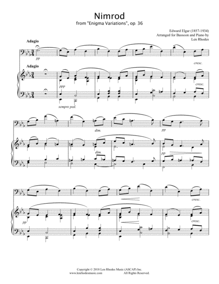 Elegy No 2 For Flute And Piano Sheet Music